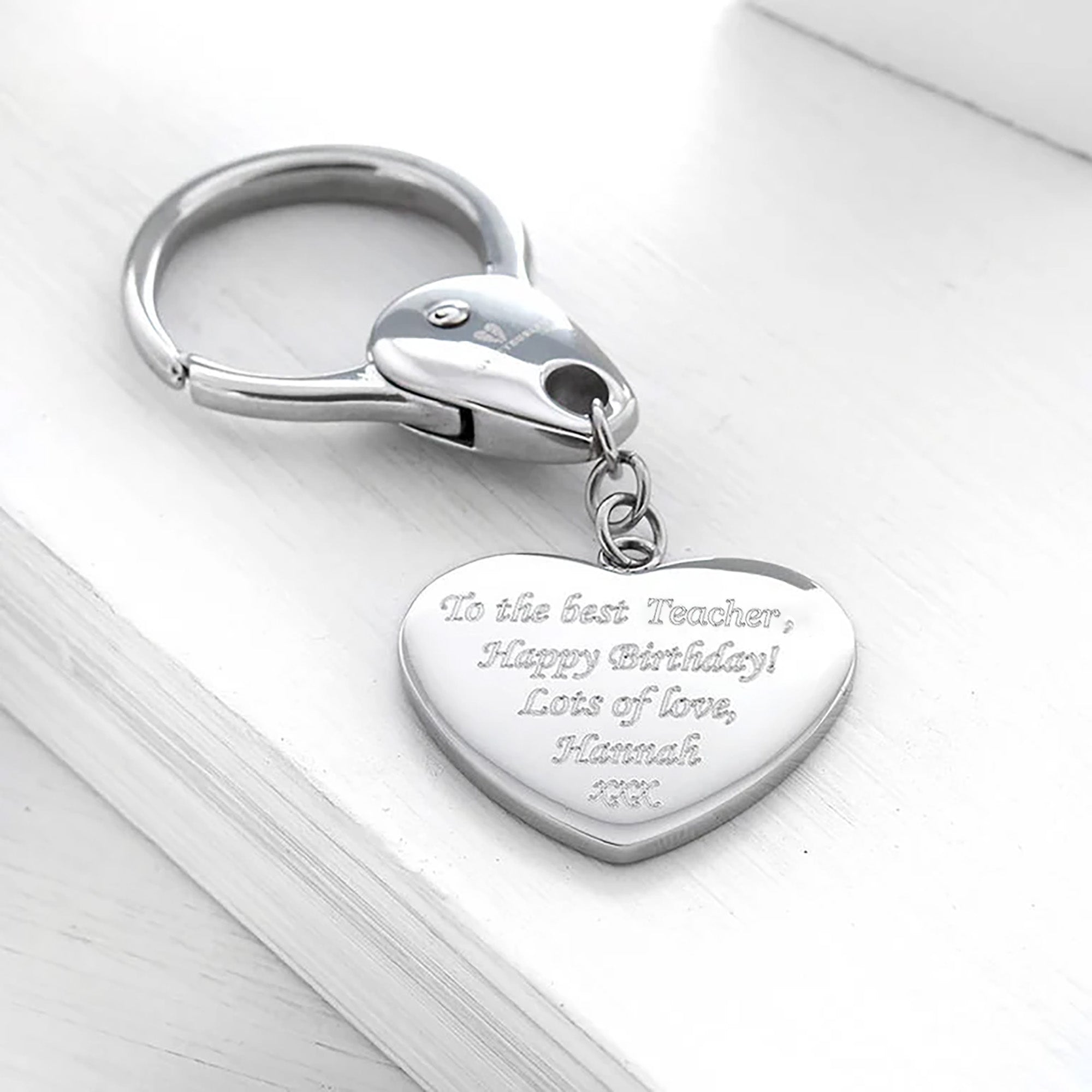 Best Teacher Personalised Keyring