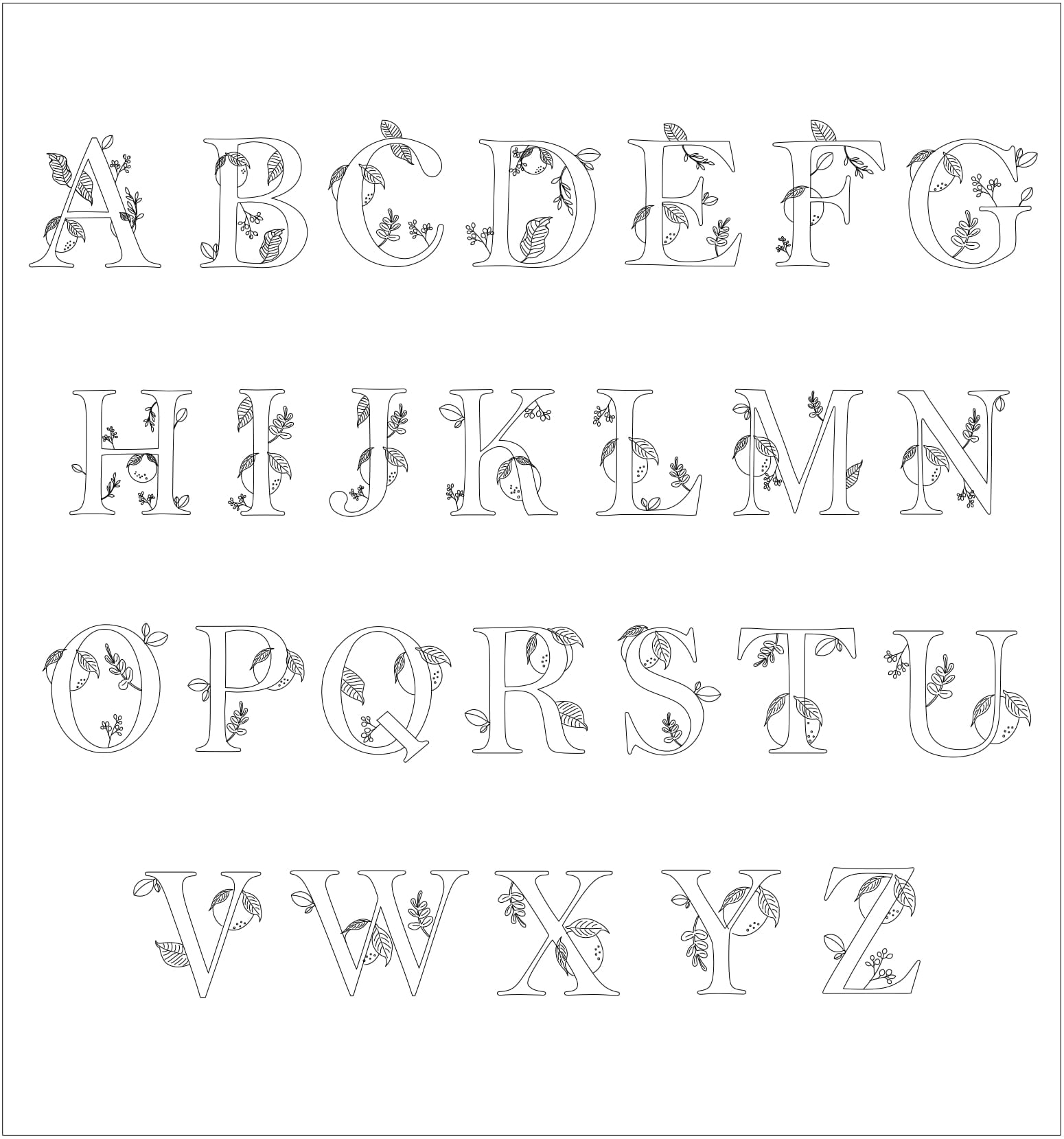 18ct Gold Plated or Silver Story Book Initial Necklace