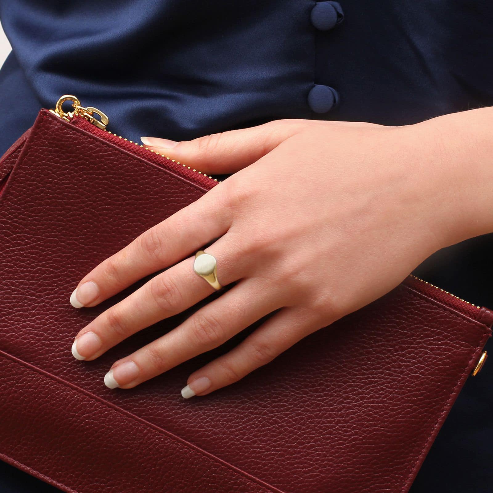 Sterling Silver, Yellow or Rose Gold Plated Zodiac Signet Ring