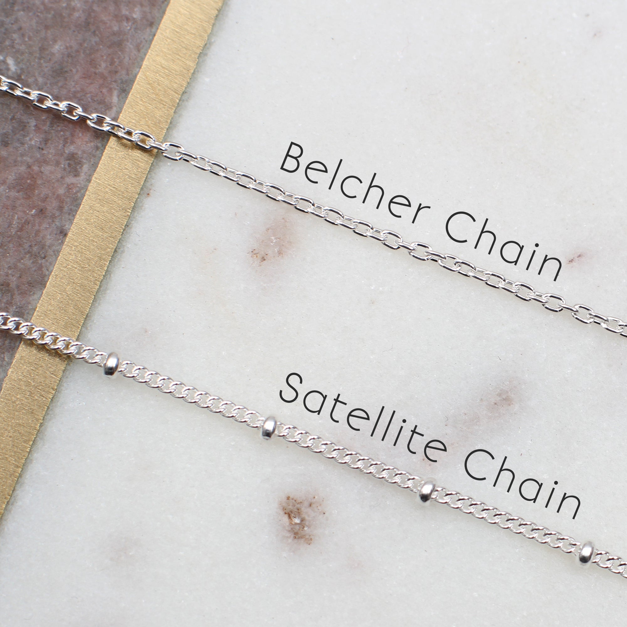 Personalised Sterling Silver Birthstone Disc Necklace