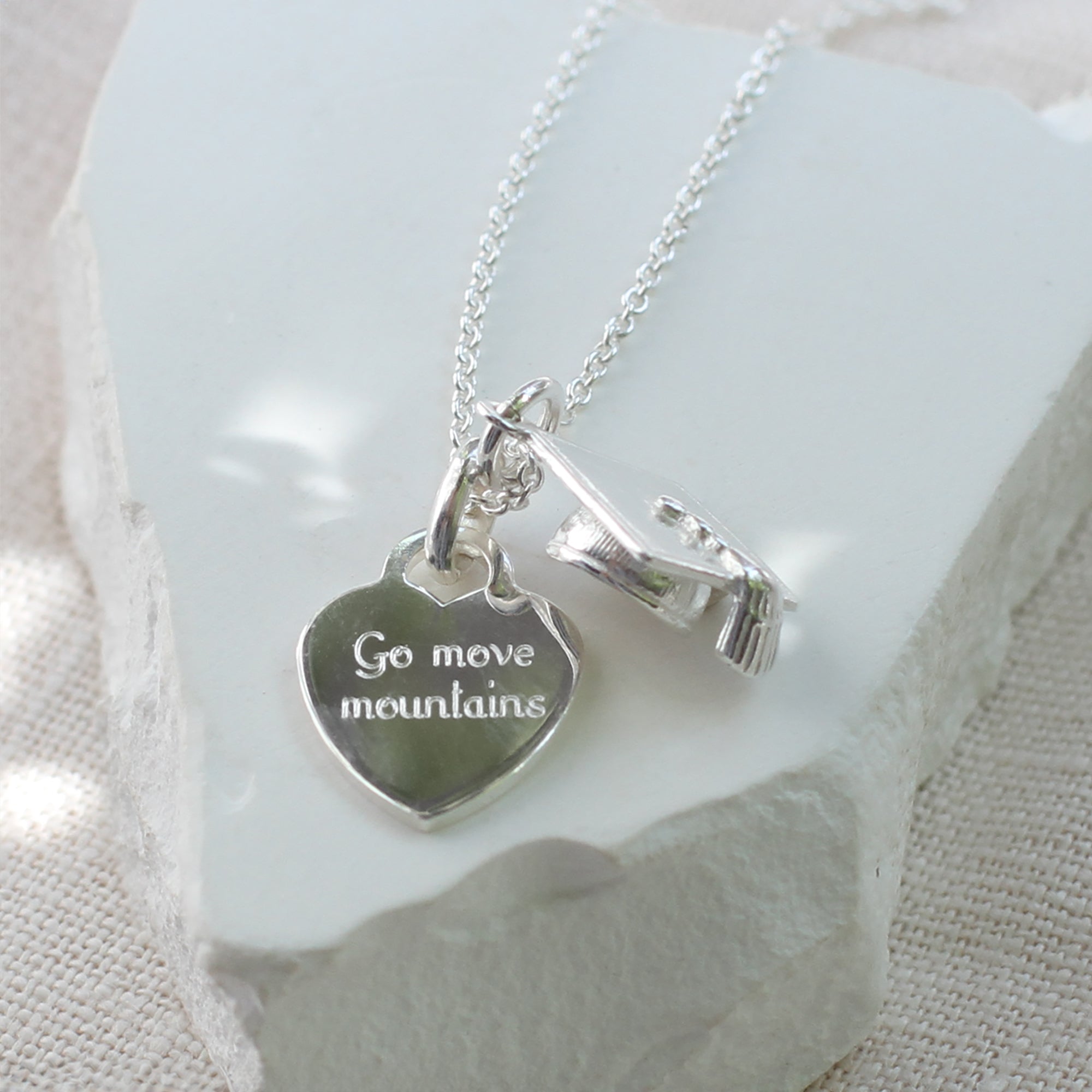 Personalised Sterling Silver Graduation Necklace