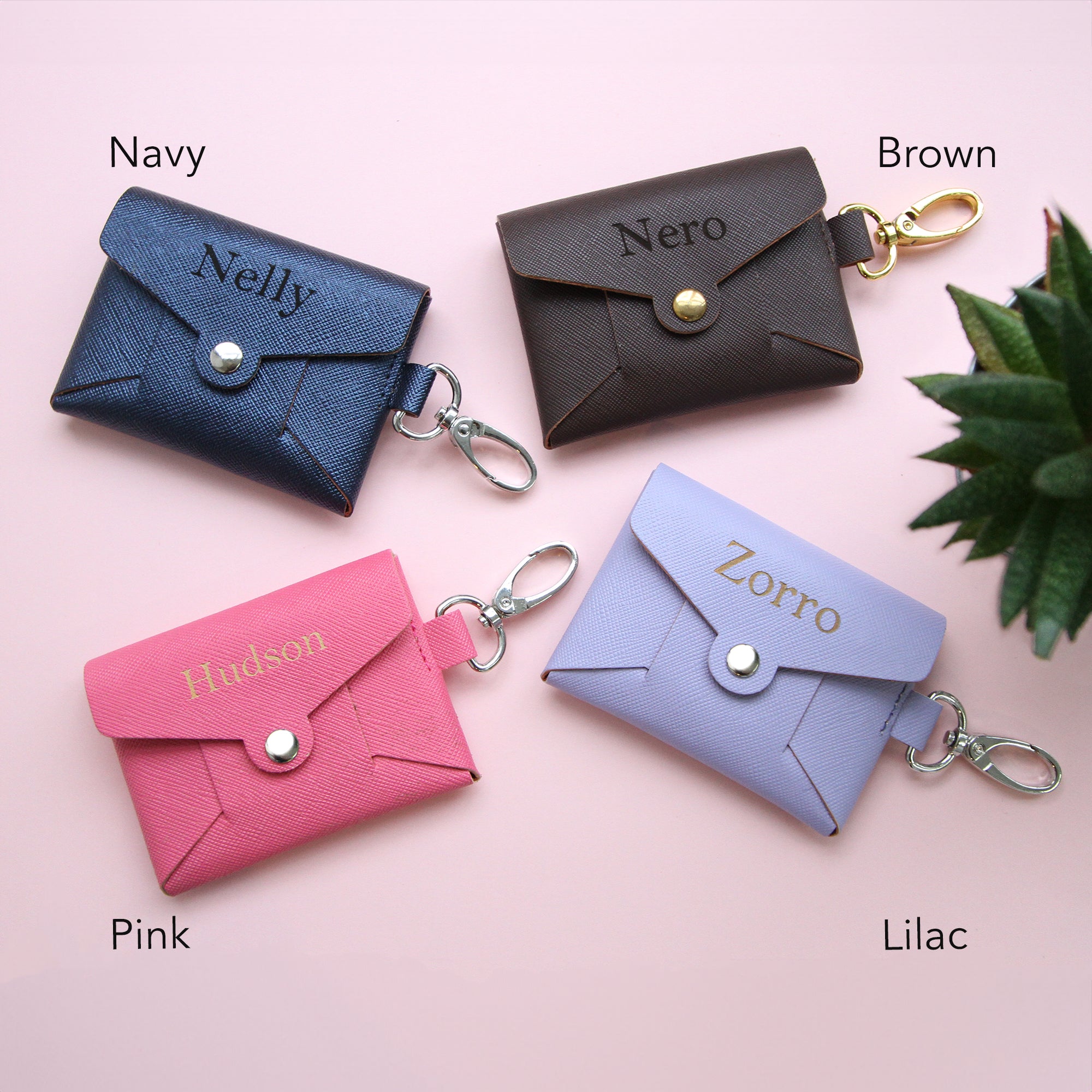 Personalised Vegan Leather Dog Treat Bag