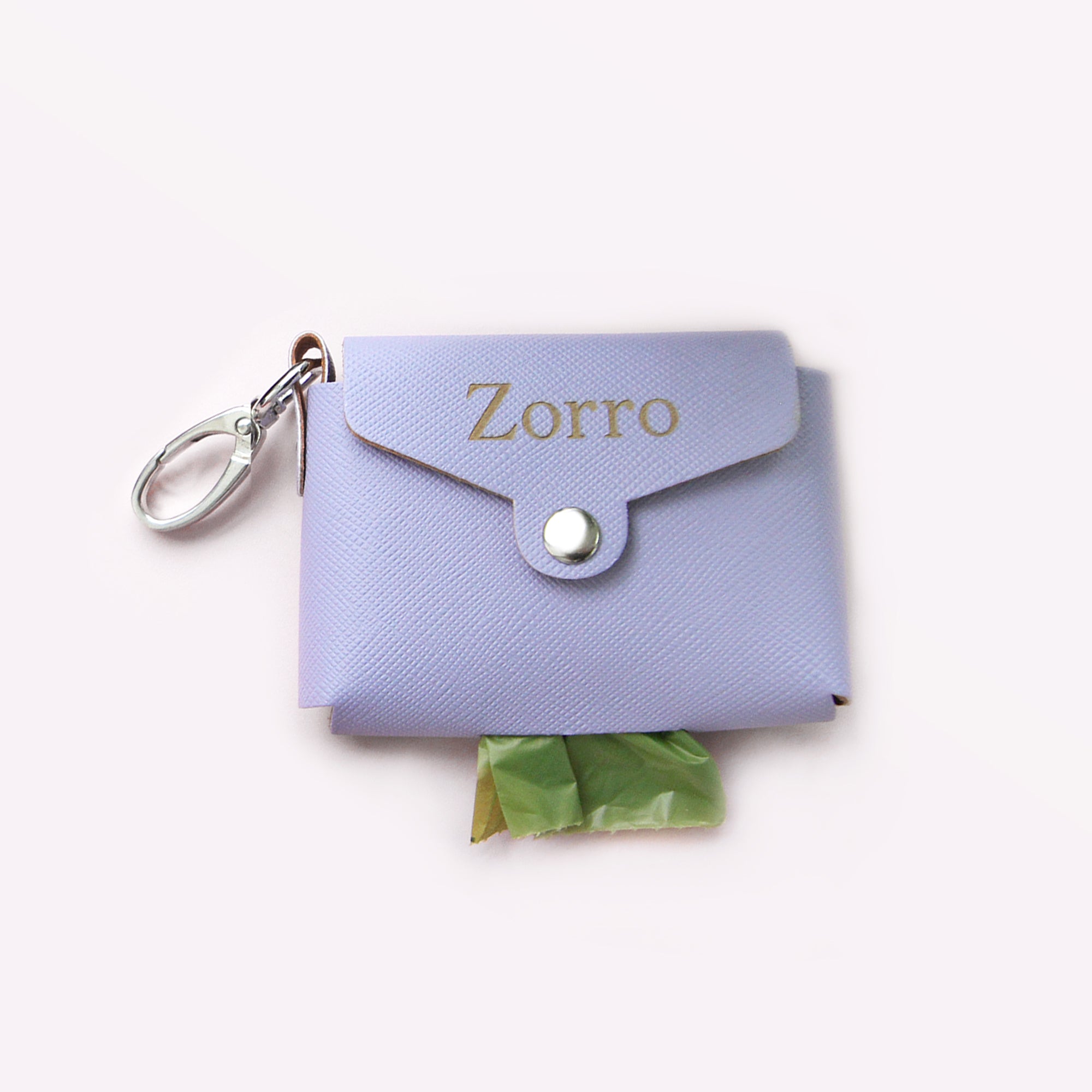 Personalised Vegan Leather Dog Poop Bag Holder