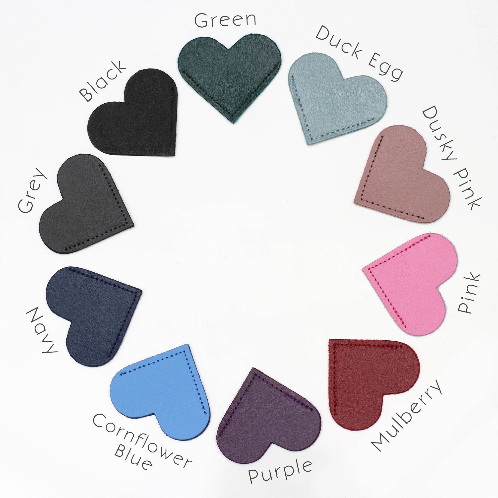 Couples Personalised Heart Page Bookmark Set