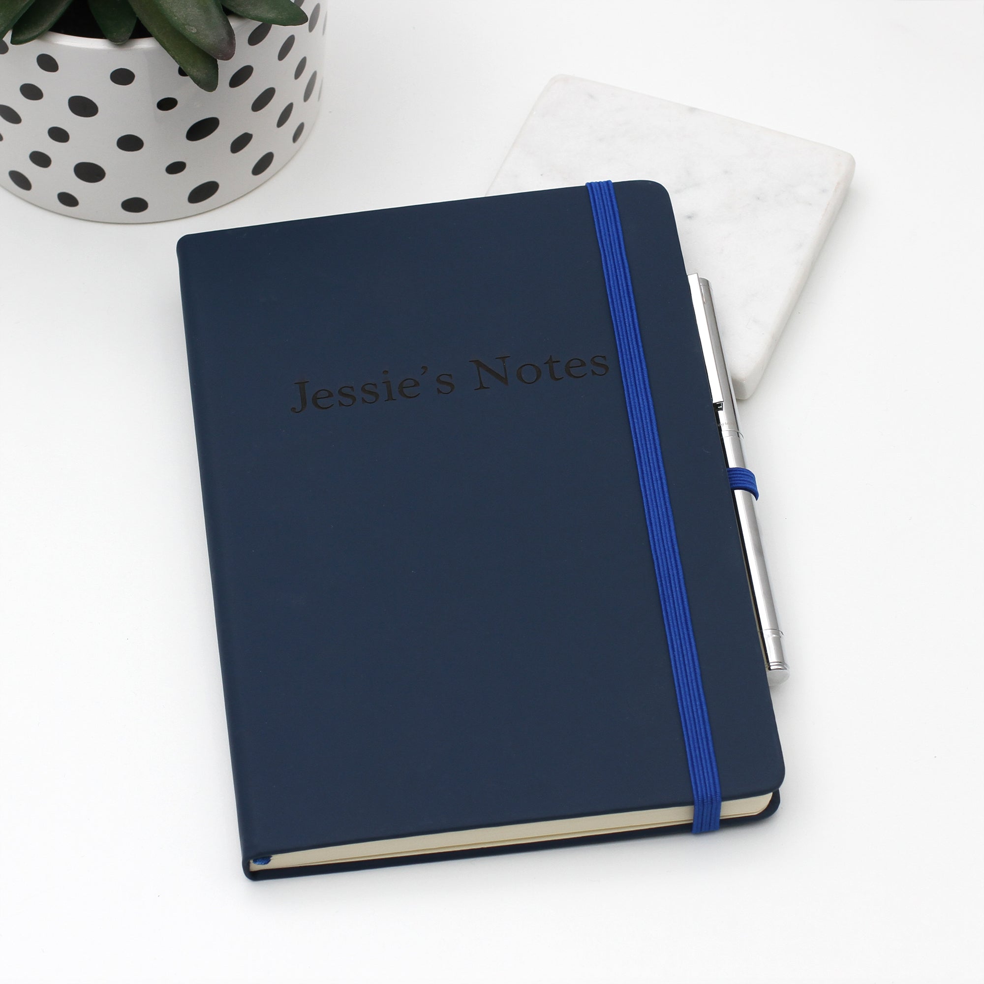Personalised Vegan Leather Notebook