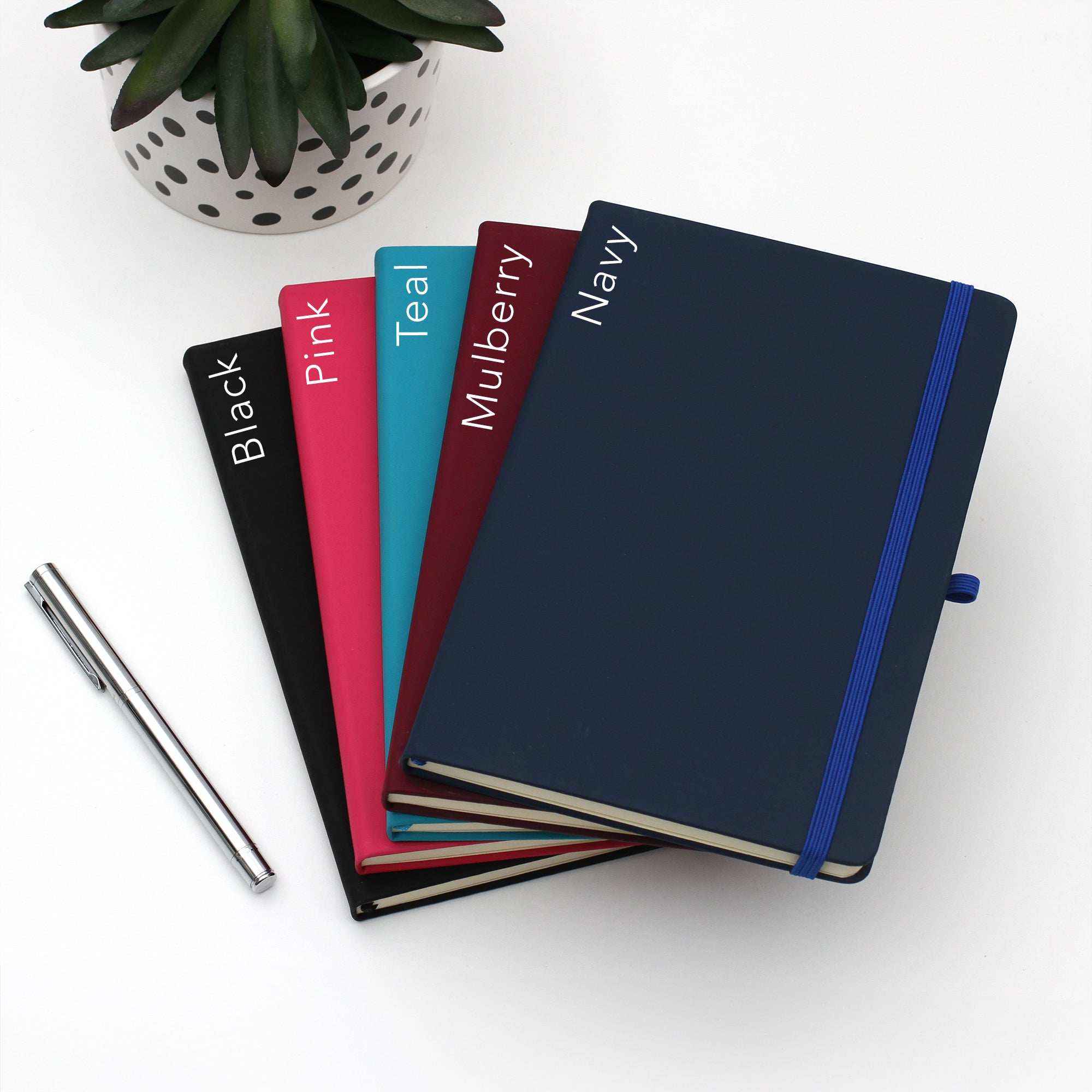 Personalised Vegan Leather Notebook