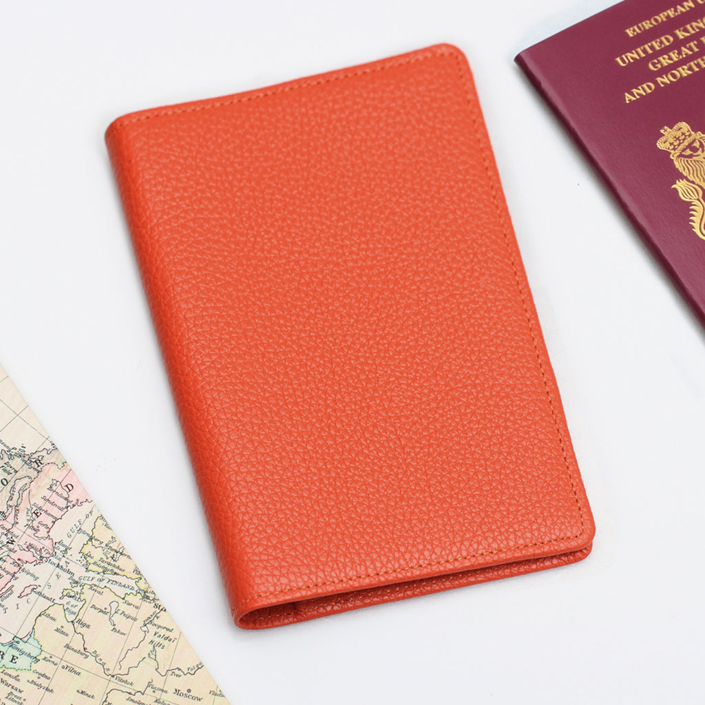 Personalised Luxury Leather Passport Holder