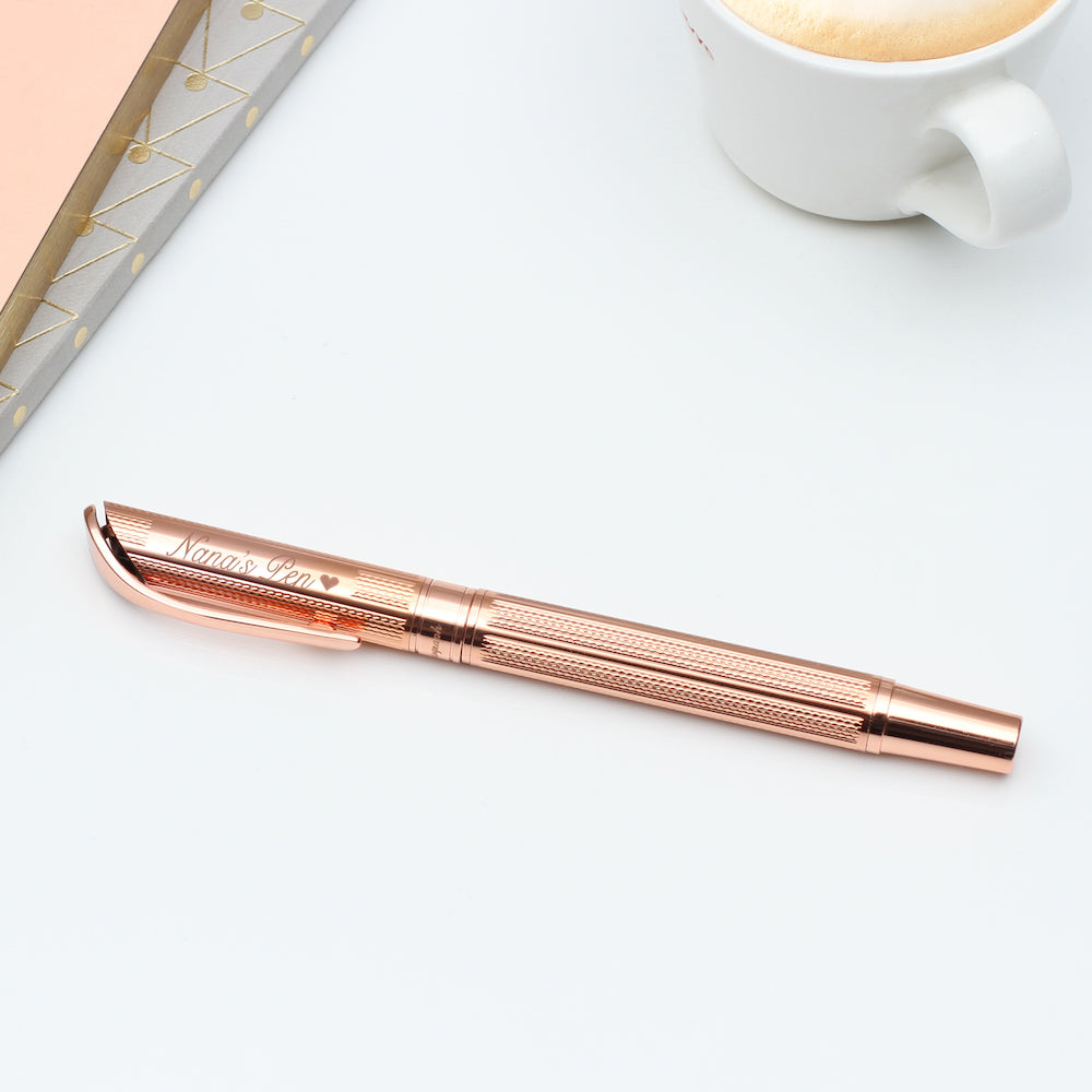Personalised Rose Gold Pen