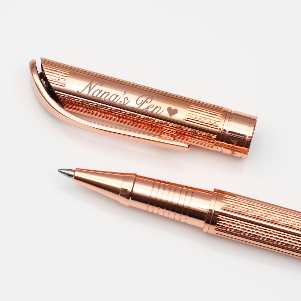 Personalised Rose Gold Pen
