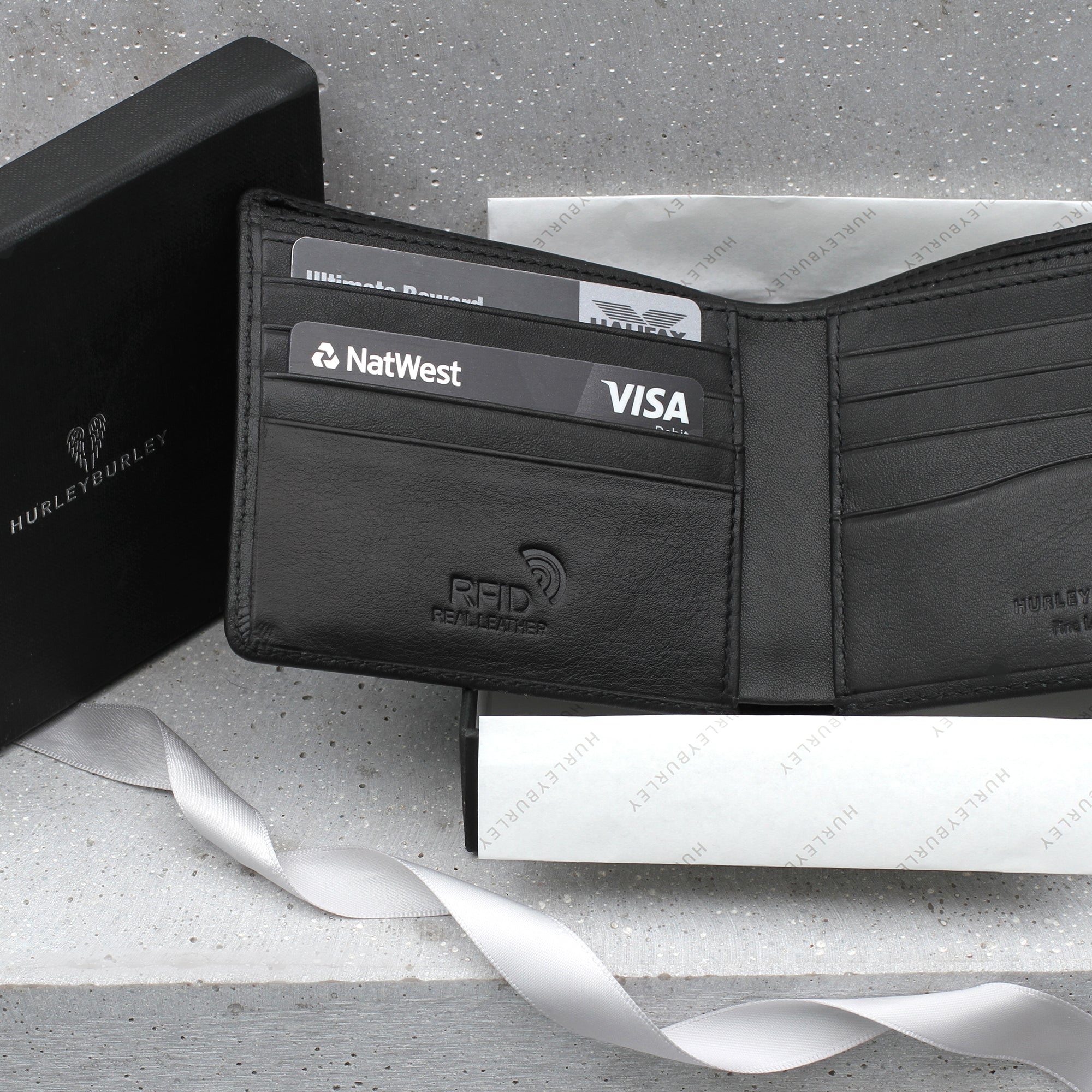 Luxury Italian Leather Personalised Billfold Wallet