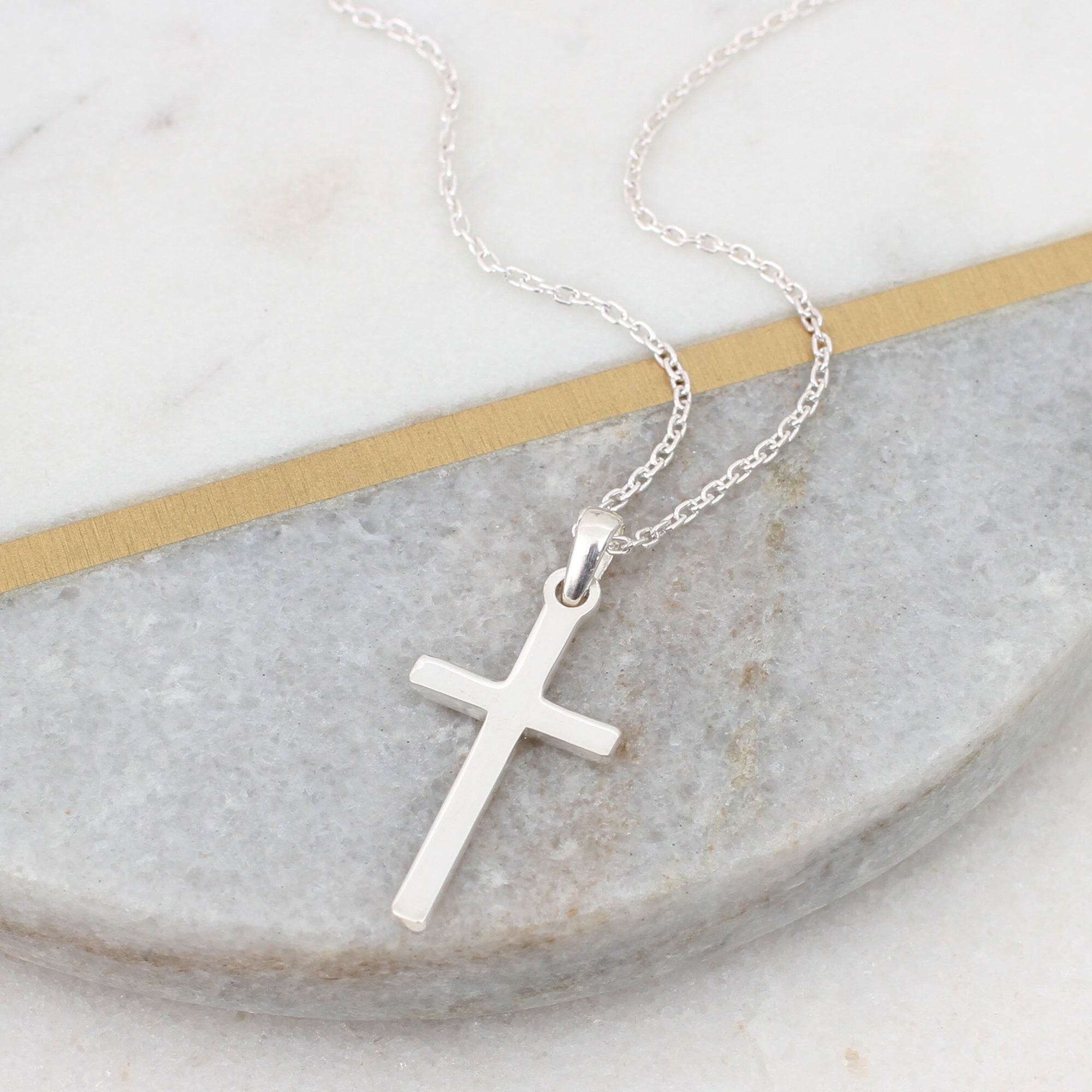 Sterling Silver Cross Necklace