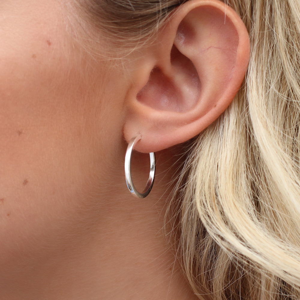 Sterling Silver Or 18ct Gold Plated Mini Hoop Earrings