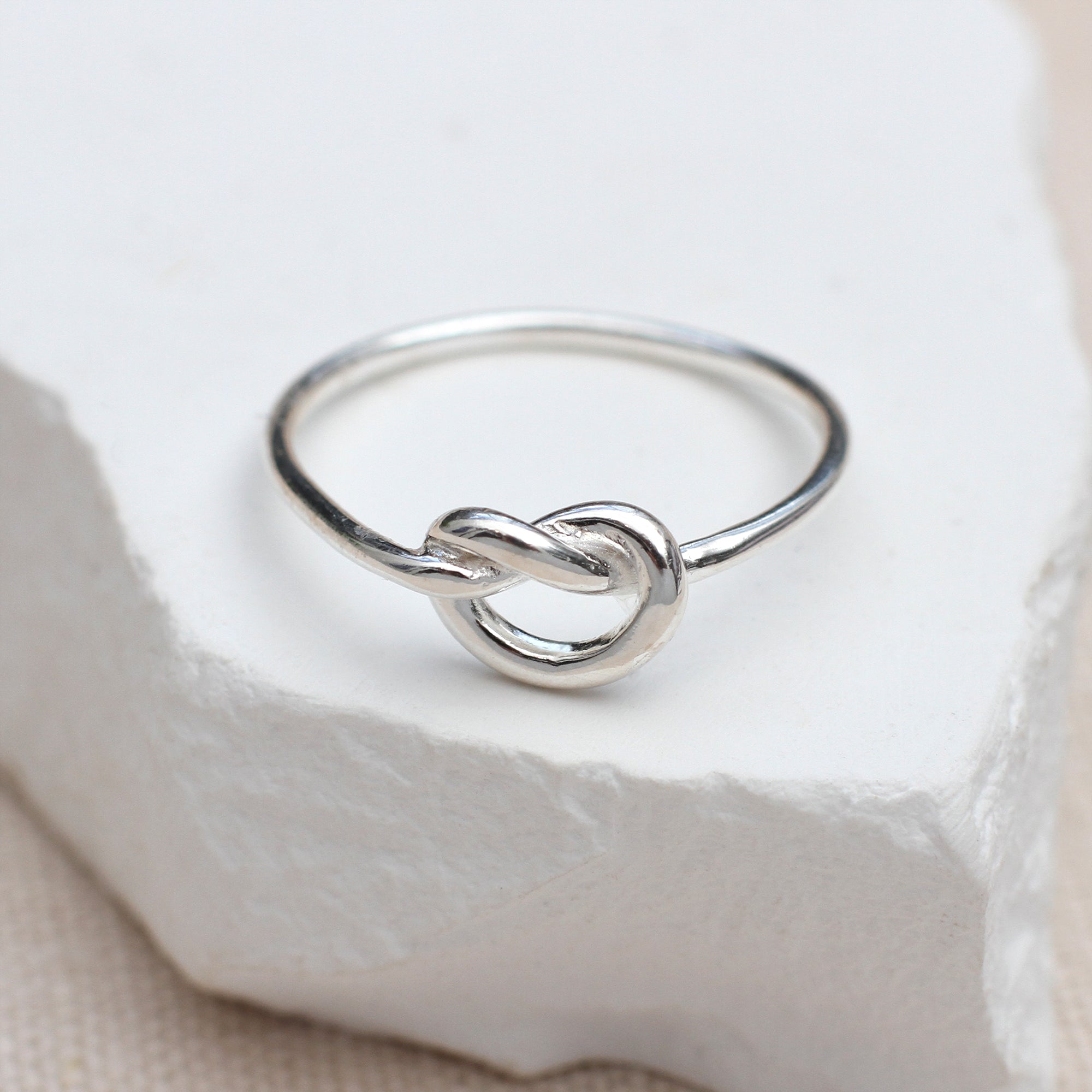 Sterling Silver Classic Knot Ring