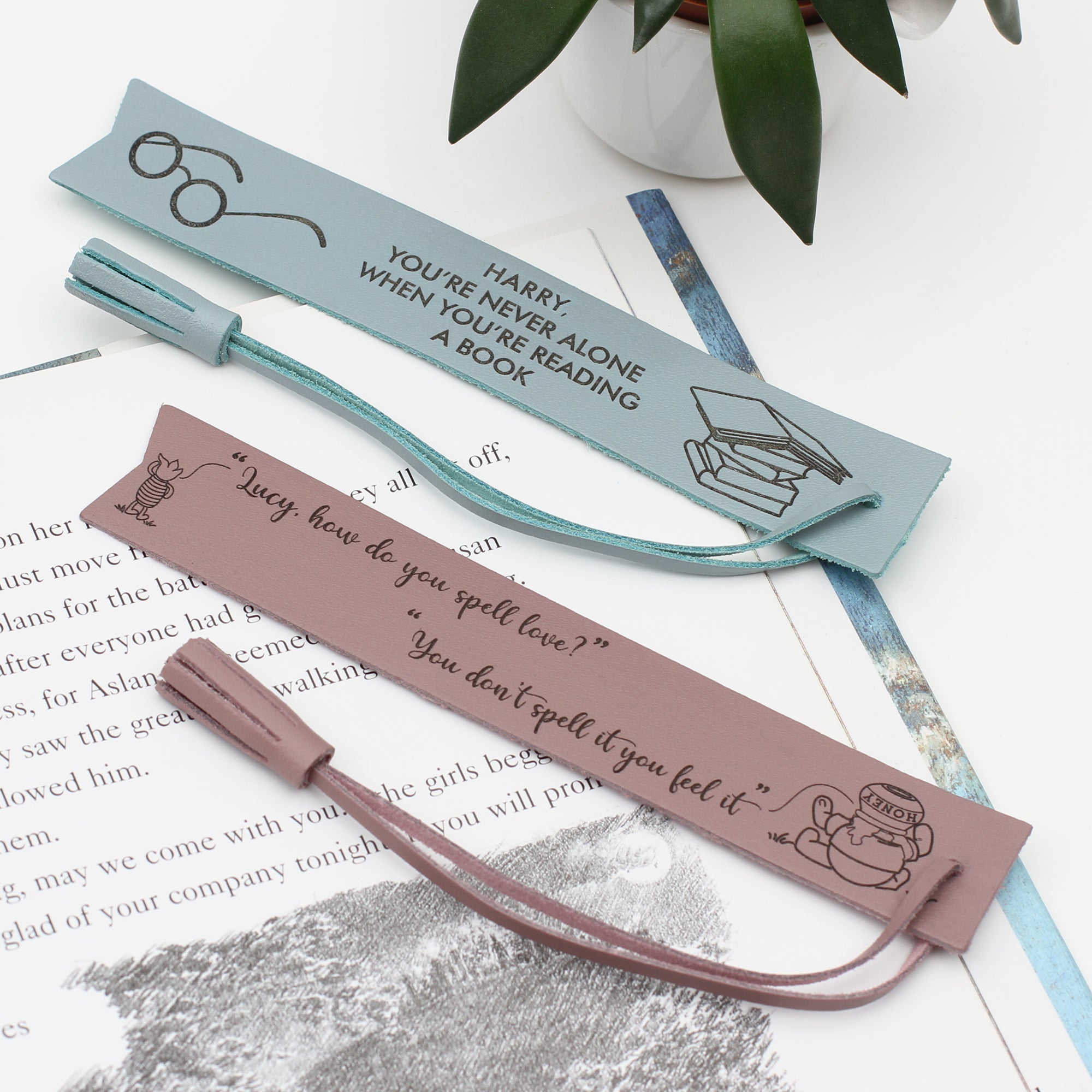 Childs Literary Quote Personalised Bookmark