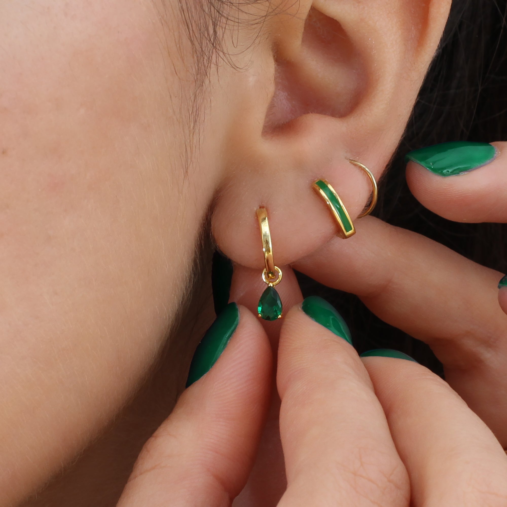 Sterling Silver Or 18ct Gold Plated Crystal Earrings