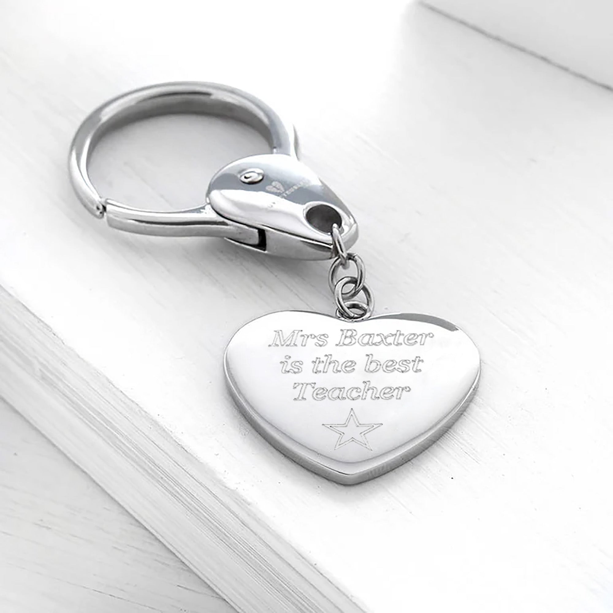 Best Teacher Personalised Keyring