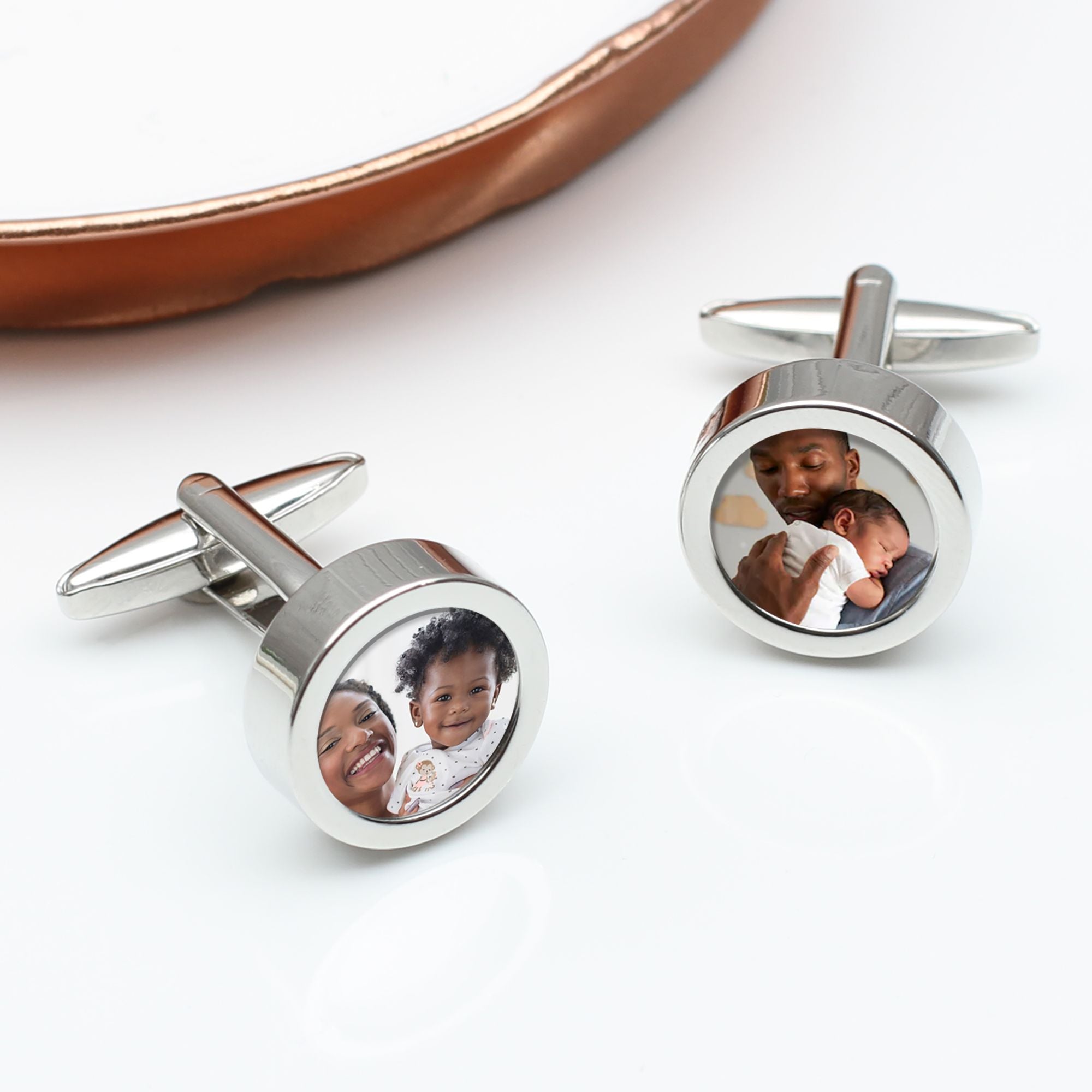 Secret Message Photo Cufflinks