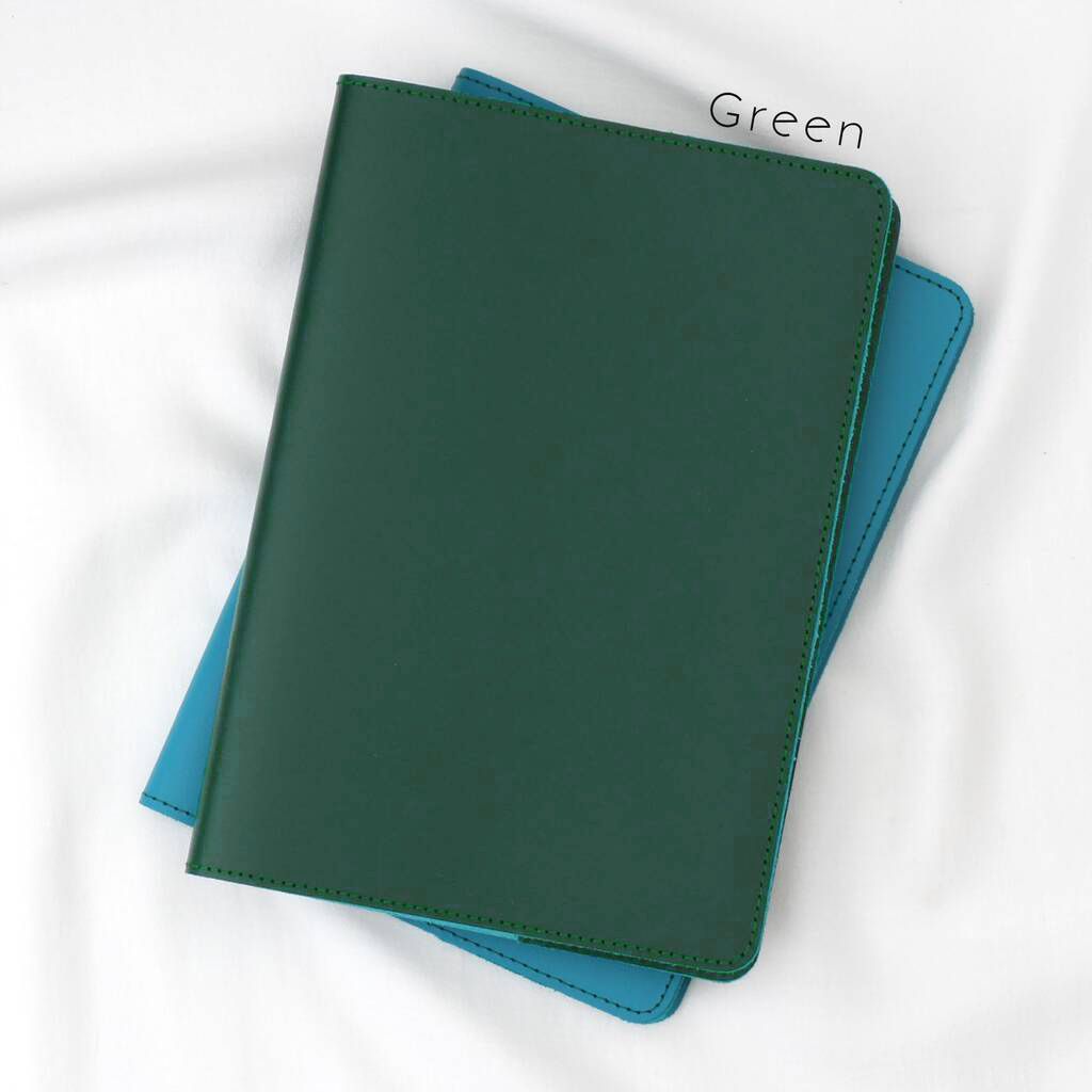 Personalised Refillable Leather Lined Notebook