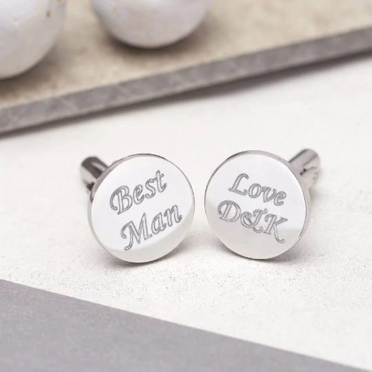 Personalised Round Cufflinks
