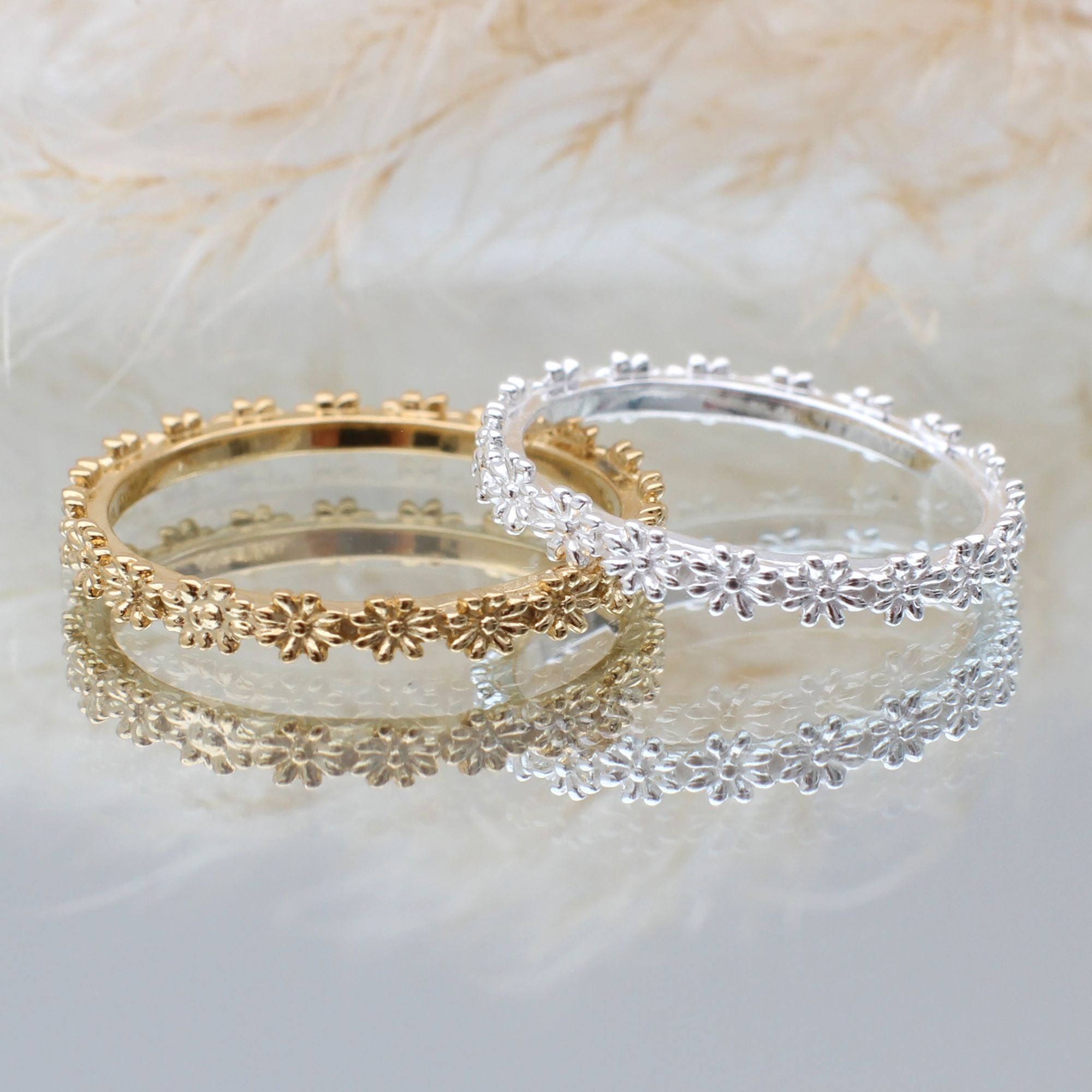 【HURLEY BURLEY】日本未入荷！DAISY RING デイジーリング Sterling Silver Or 18ct Gold Daisy Ring – Hurley Burley