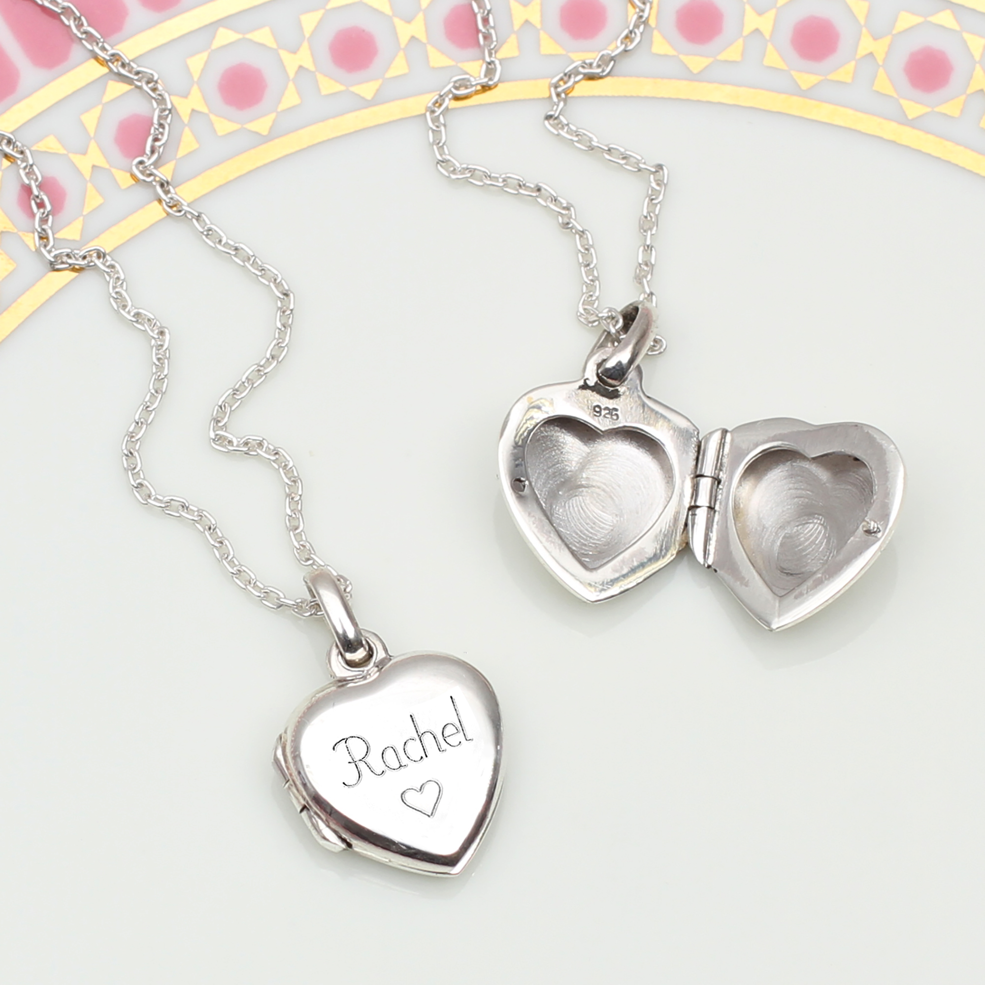 Petite Personalised Sterling Silver Locket