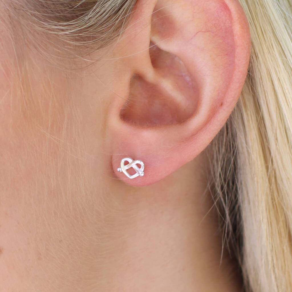 Sterling Silver Infinity Knot Earrings