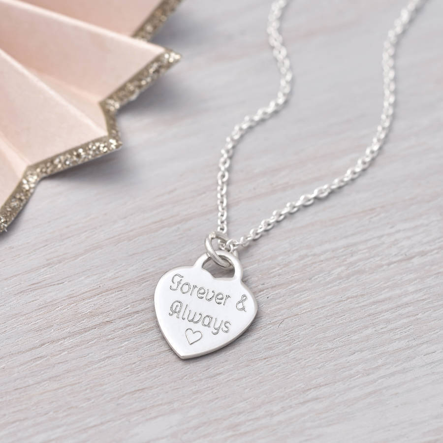 Personalised Sterling Silver Angel Wing Necklace