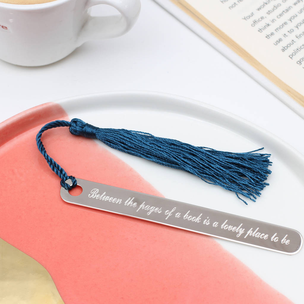 Personalised Sterling Silver Bookmark