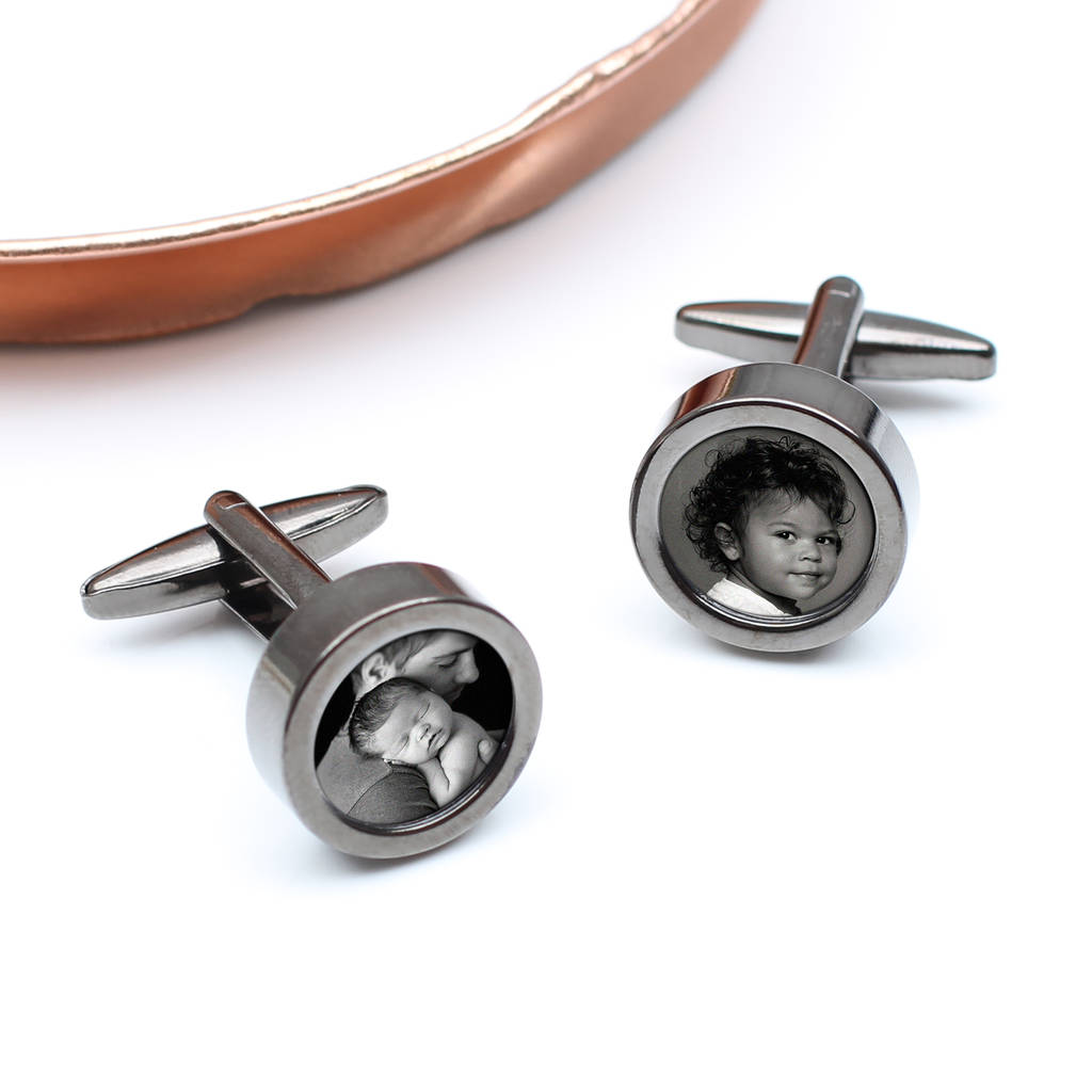 Secret Message Photo Cufflinks