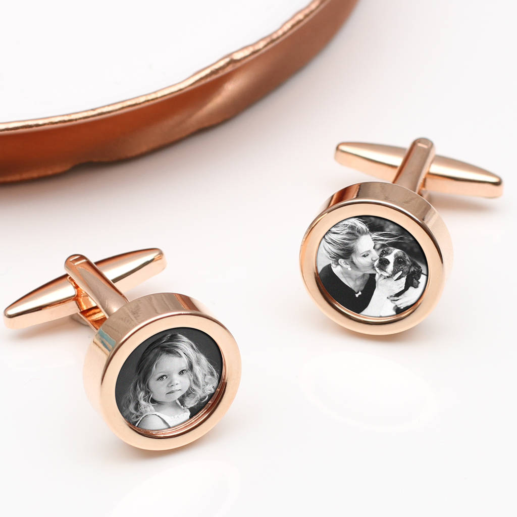Secret Message Photo Cufflinks