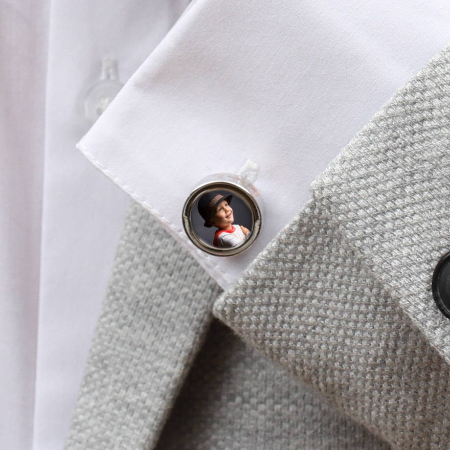 Secret Message Photo Cufflinks