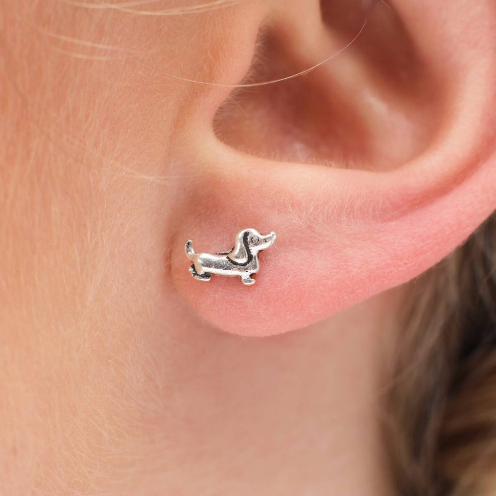 Sterling Silver Mini Animal Stud Earrings