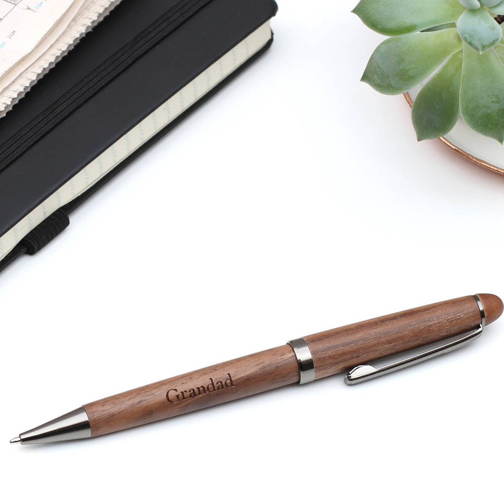 Sustainably Sourced Personalised Walnut Pen
