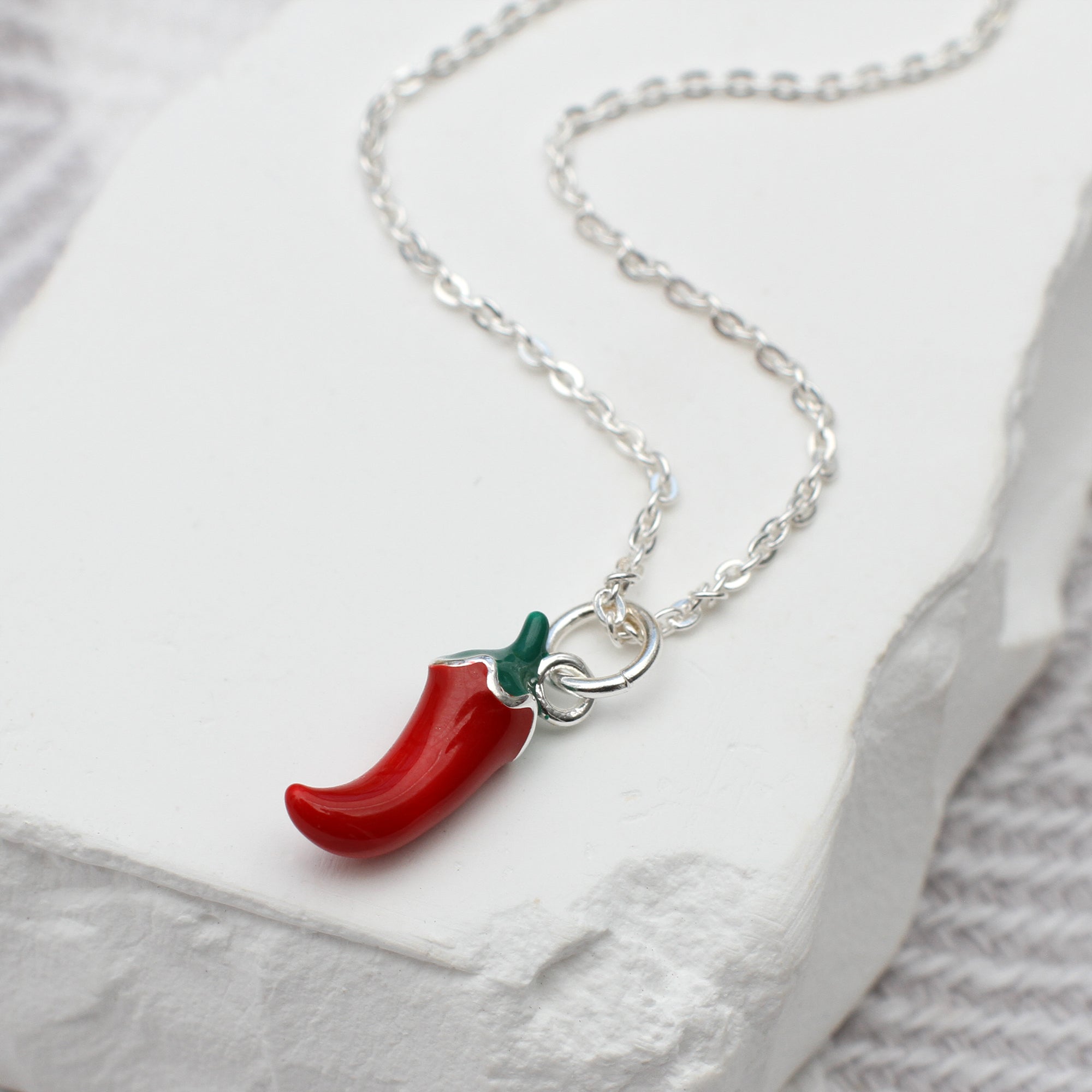 Personalised Sterling Silver Charm Necklace