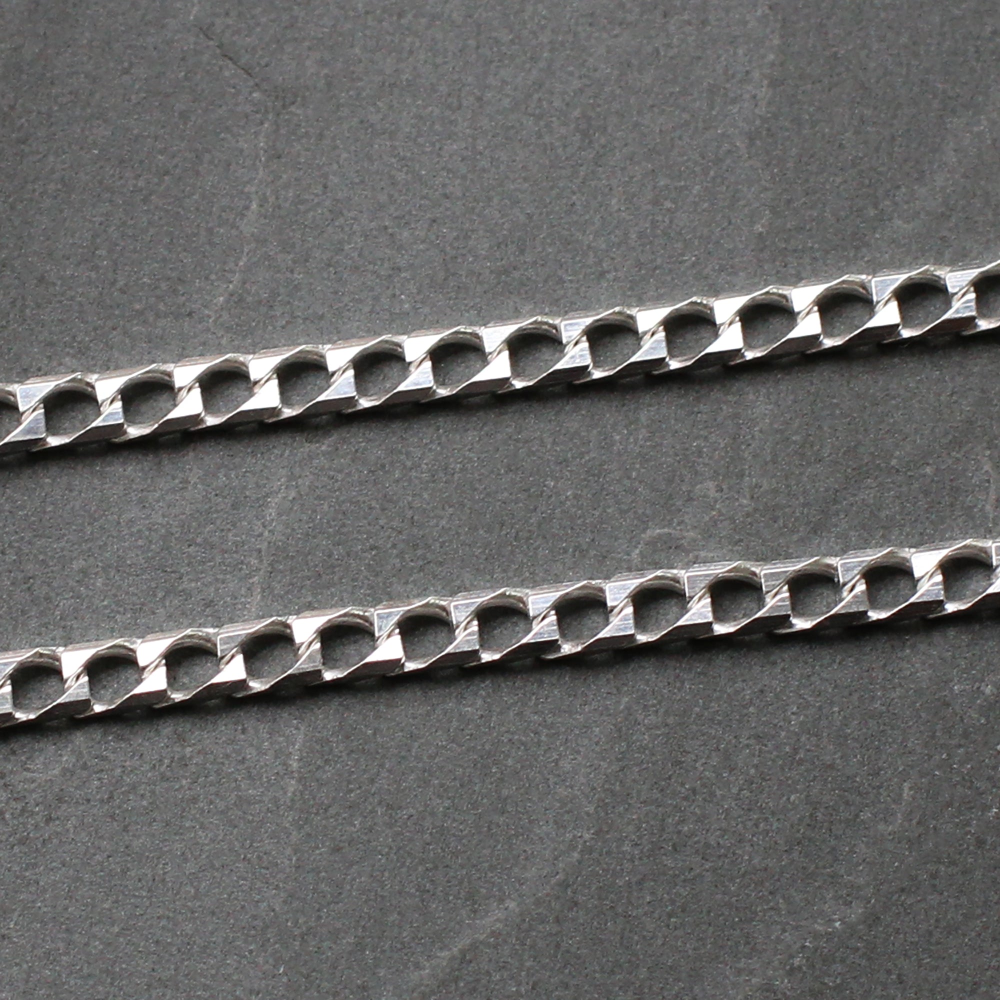 Men's Sterling Silver Curb Chain Necklace