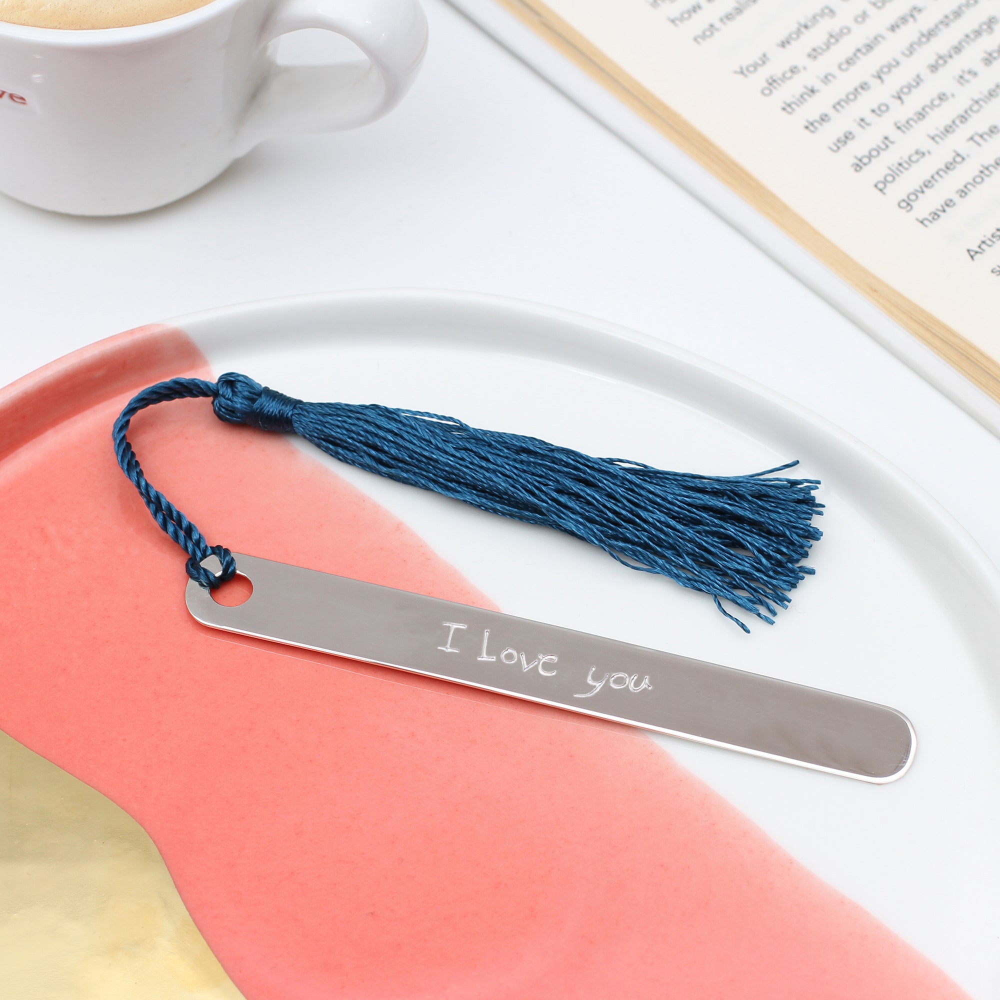 Personalised Sterling Silver Handwriting Bookmark