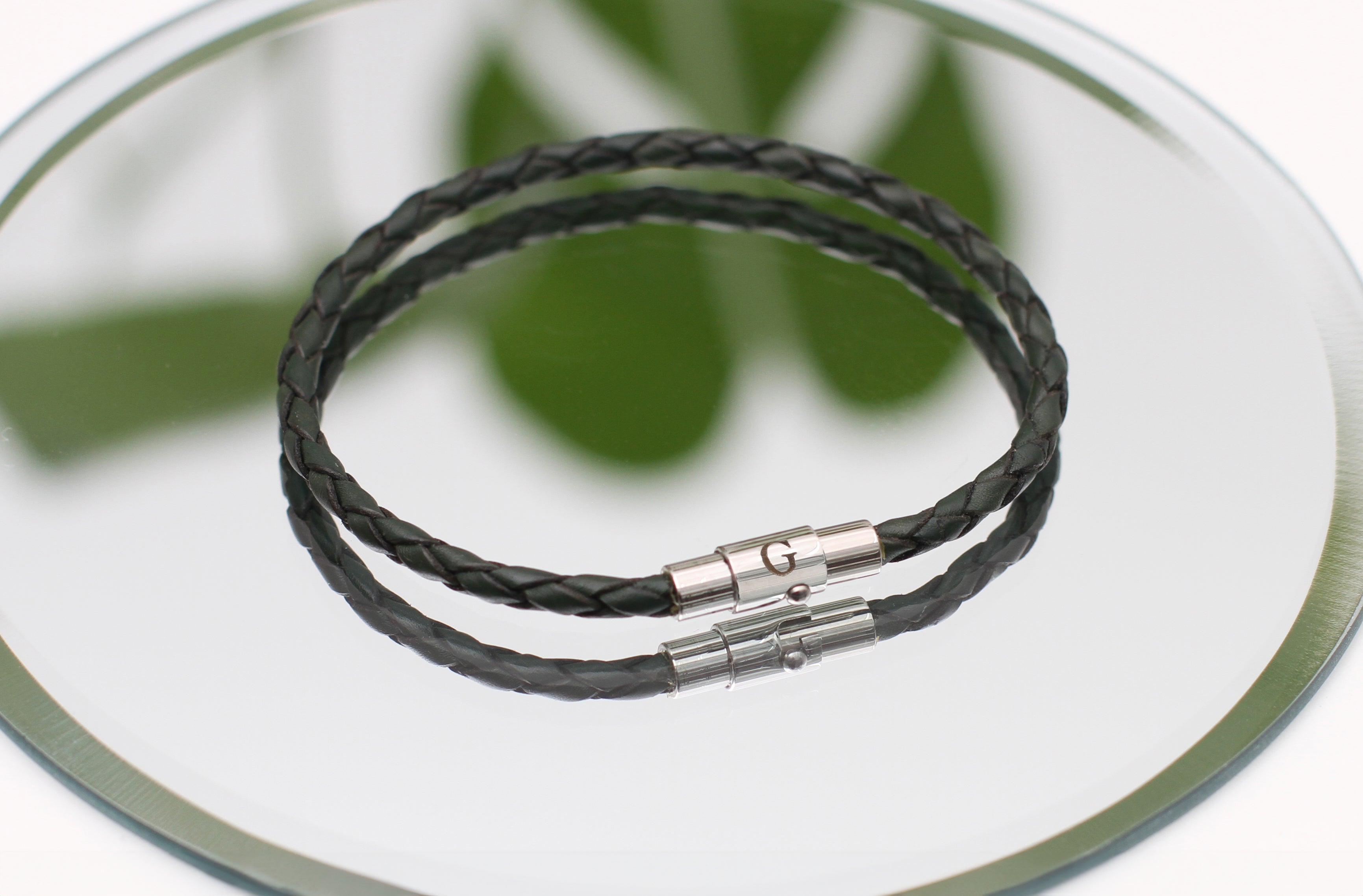 【HURLEY BURLEY】Silver And Silk Twist Bracelet 5色 名入れ♪ HURLEY BURLEY】Silver And Silk Twist Bracelet 5色 名入れ♪