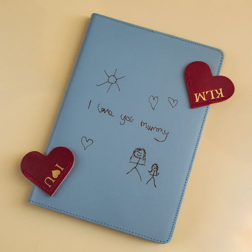 Refillable Leather Notebook With Own Image
