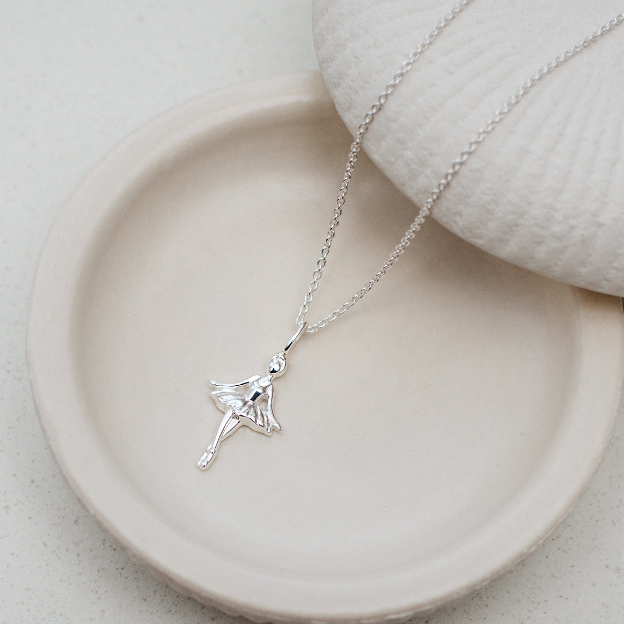Sterling Silver Ballerina Necklace