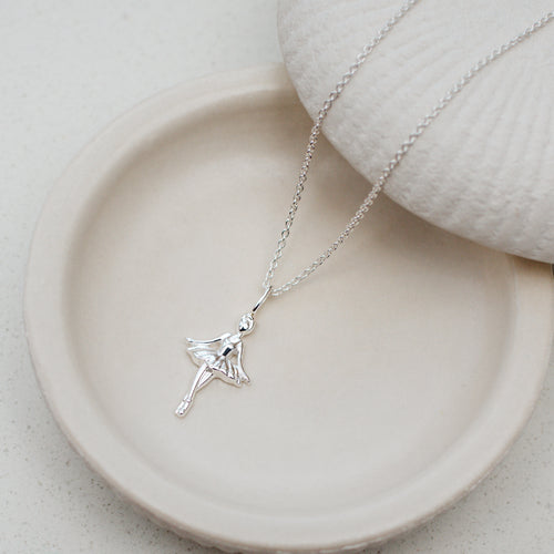 Sterling Silver Ballerina Necklace