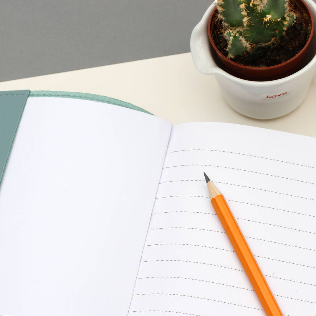 Refillable Leather Notebook With Own Image