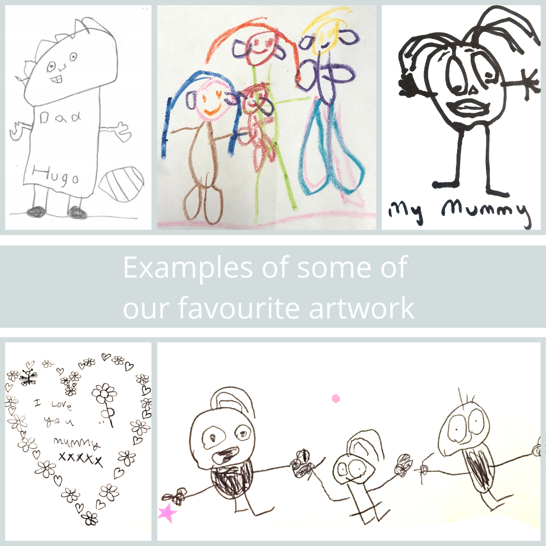 Your Child's Drawing Personalised Heart Necklace