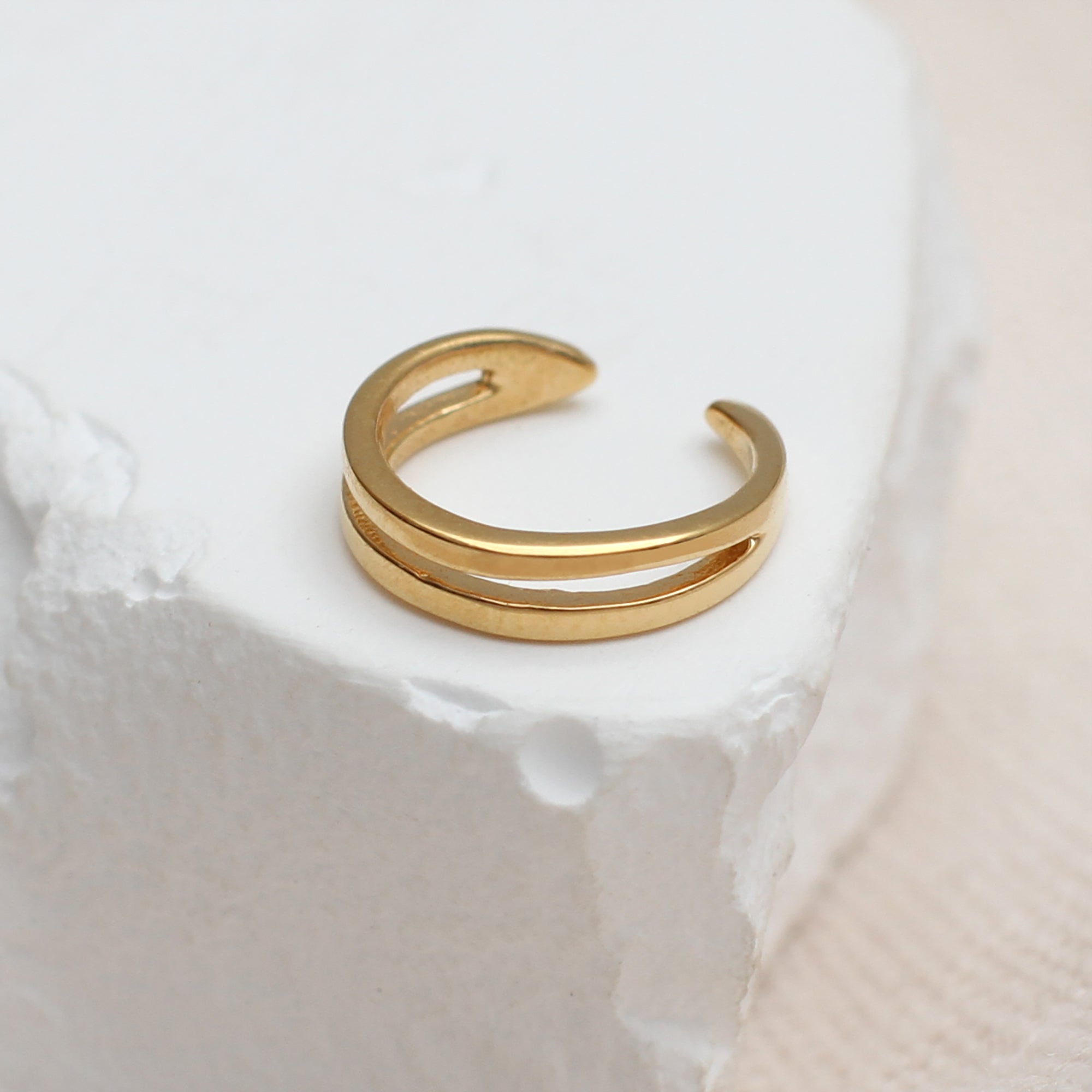 Gold Double Ear Cuff