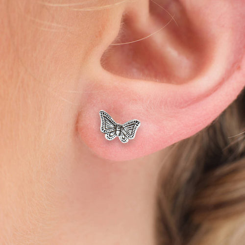 Sterling Silver Mini Animal Stud Earrings