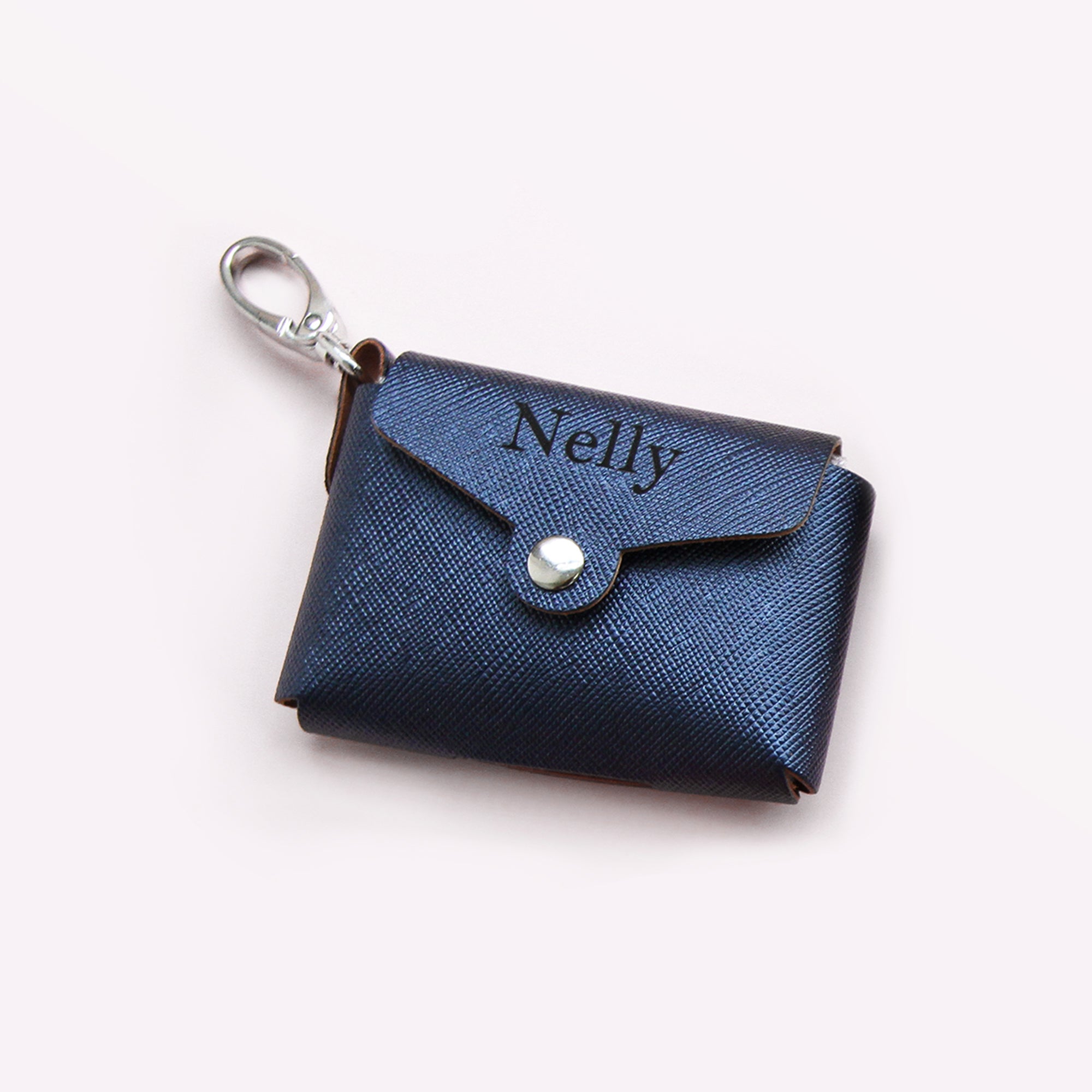Personalised Vegan Leather Dog Poop Bag Holder