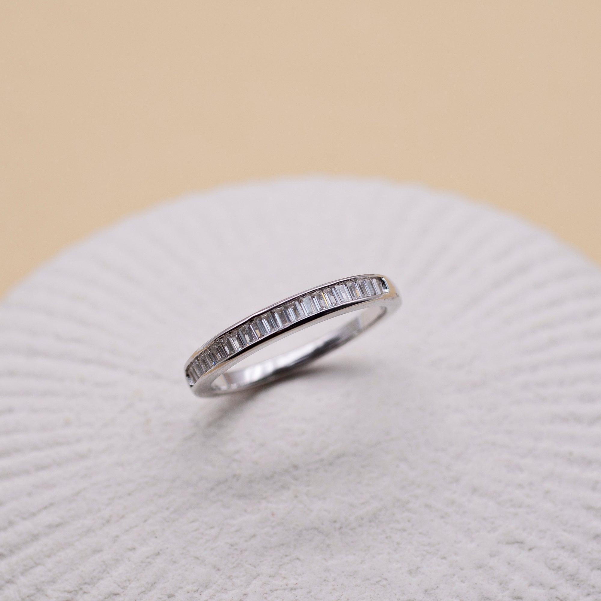 Sterling Silver Cubic Zirconia Stone Ring