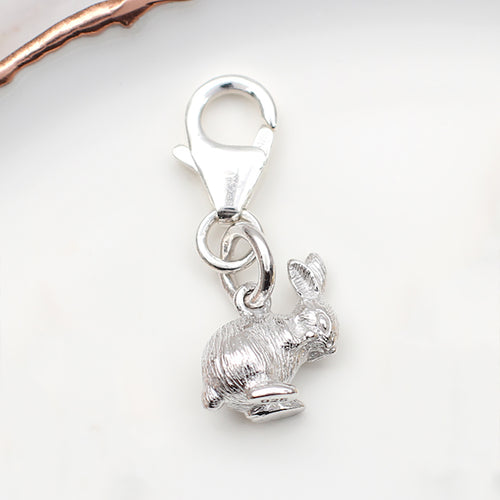 Sterling Silver Tiny Bunny Charm