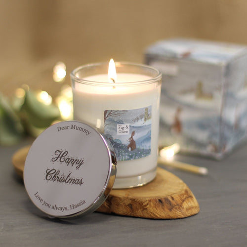 Personalised Christmas Votive Candles