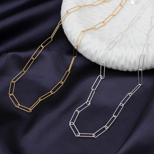 18ct Gold Plated or Sterling Silver Chain Necklace