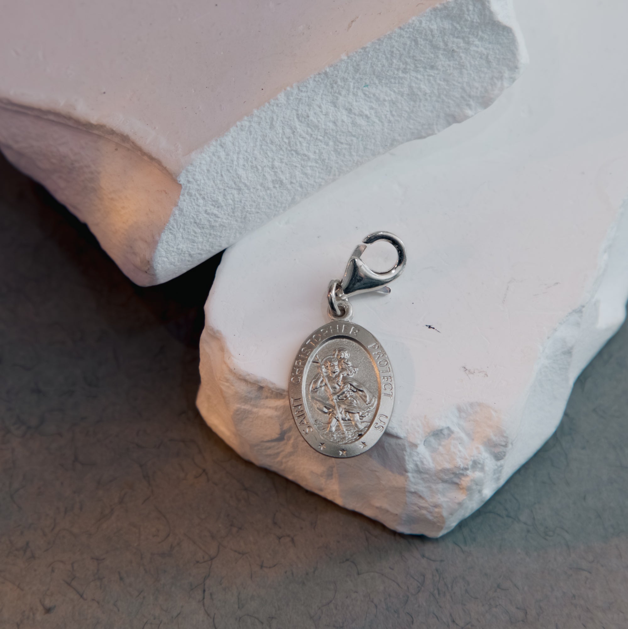 Personalised Sterling Silver St Christopher Charms